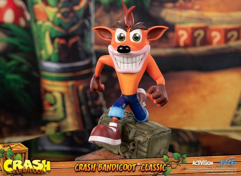 Crash Bandicoot Classic par First 4 Figures F4F - figurine de 32 cm