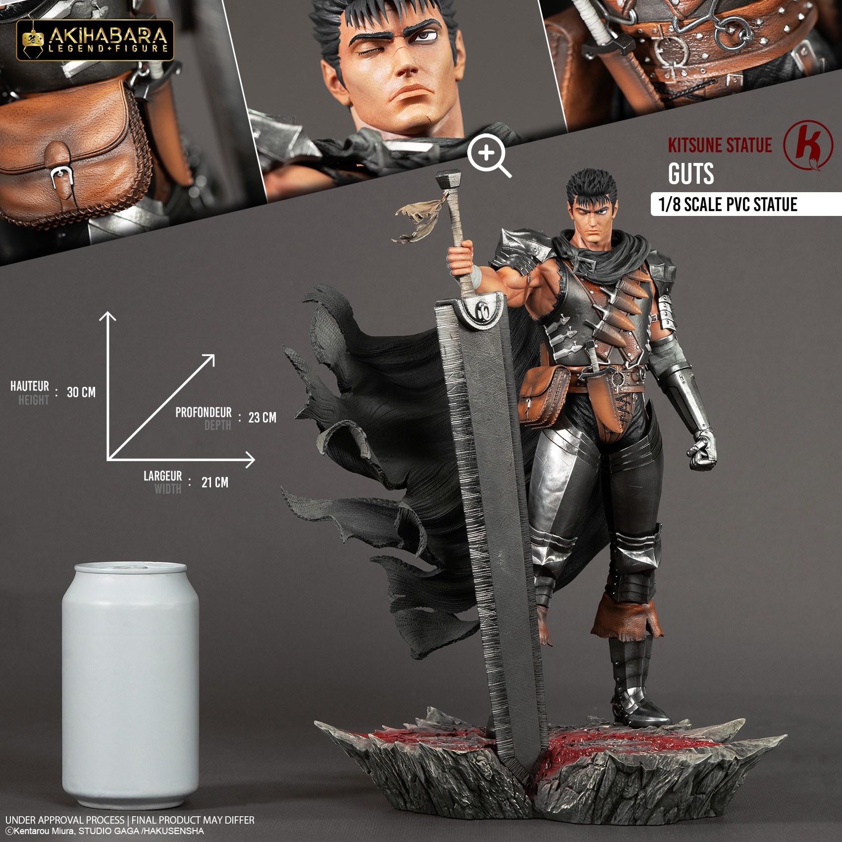 Guts Akihabara Legend by Kitsune - Berserk 1/8 scale figure