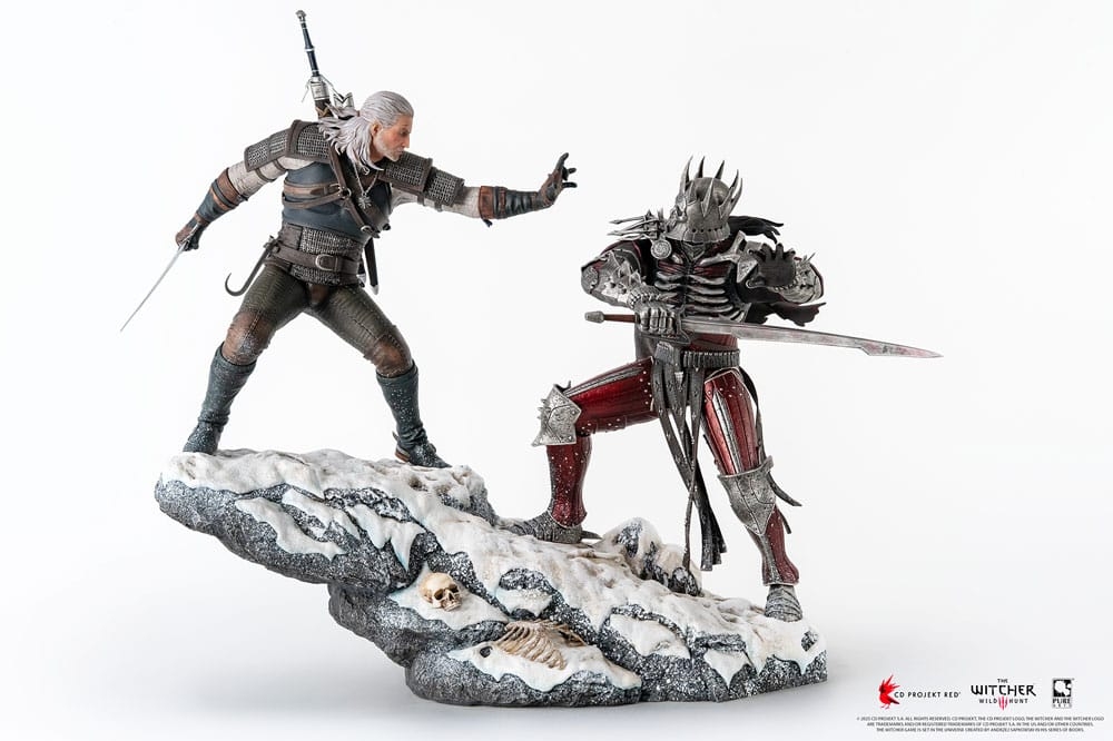 Geralt VS Eredin par Pure Arts - diorama 1/6 The Witcher 3 : Wild Hunt de 48 cm