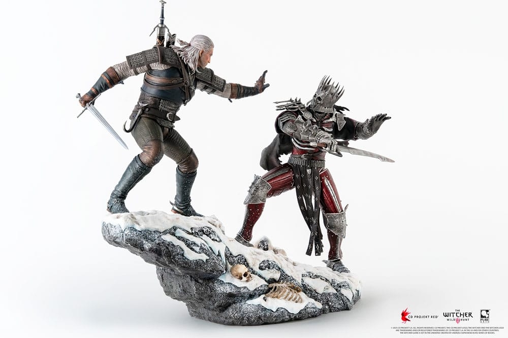 Geralt VS Eredin par Pure Arts - diorama 1/6 The Witcher 3 : Wild Hunt de 48 cm