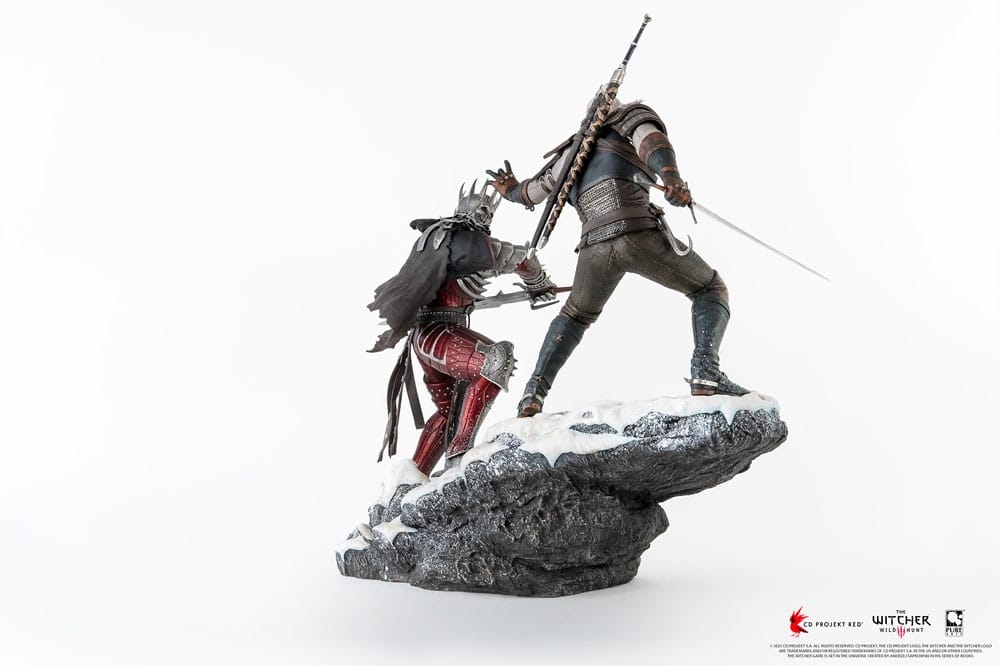 Geralt VS Eredin par Pure Arts - diorama 1/6 The Witcher 3 : Wild Hunt de 48 cm