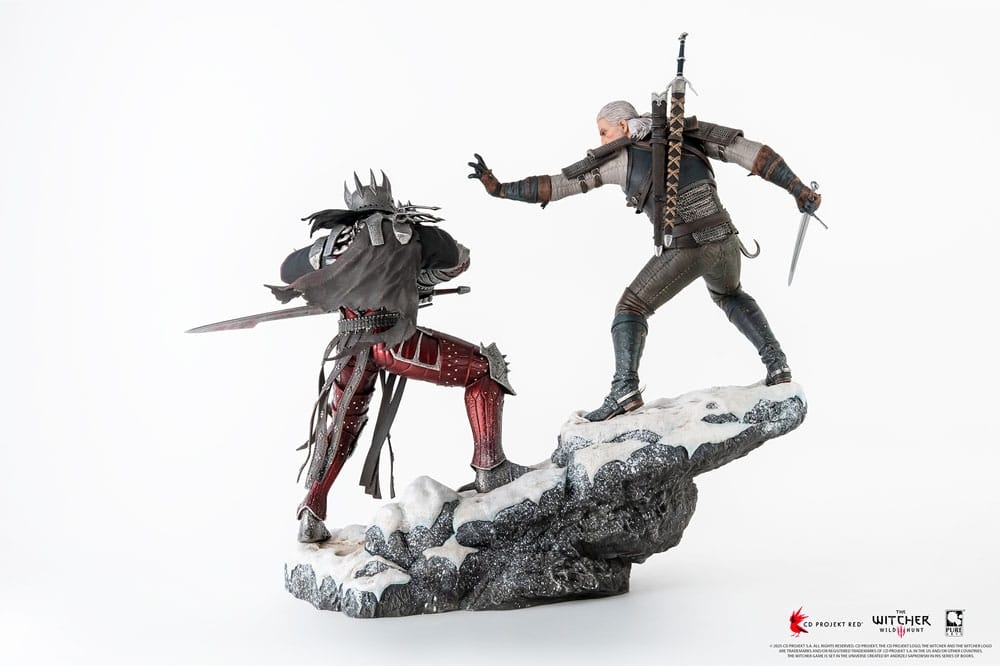 Geralt VS Eredin par Pure Arts - diorama 1/6 The Witcher 3 : Wild Hunt de 48 cm
