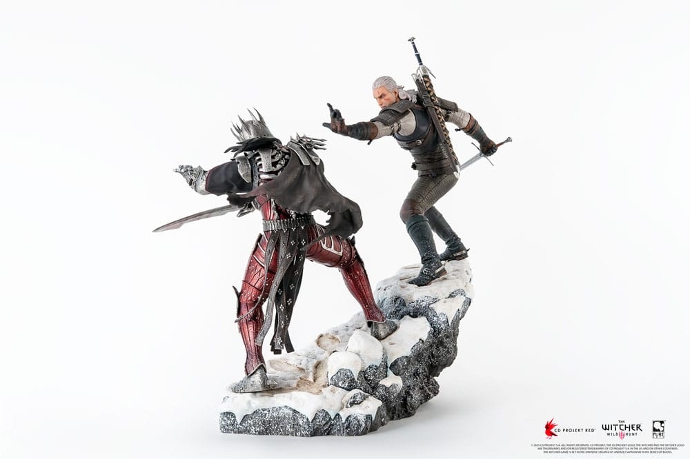 Geralt VS Eredin par Pure Arts - diorama 1/6 The Witcher 3 : Wild Hunt de 48 cm