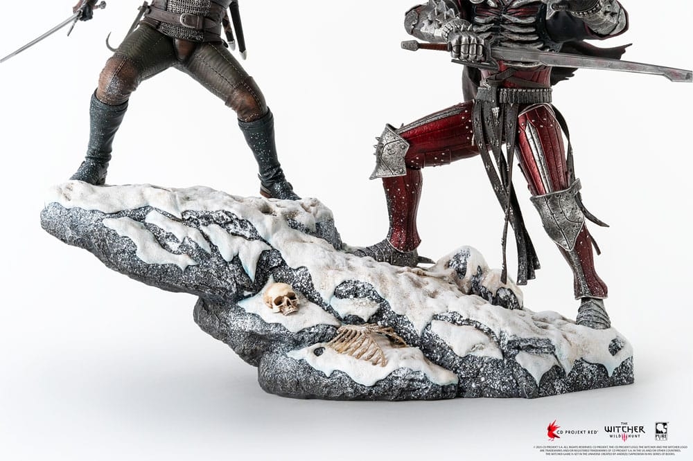 Geralt VS Eredin par Pure Arts - diorama 1/6 The Witcher 3 : Wild Hunt de 48 cm