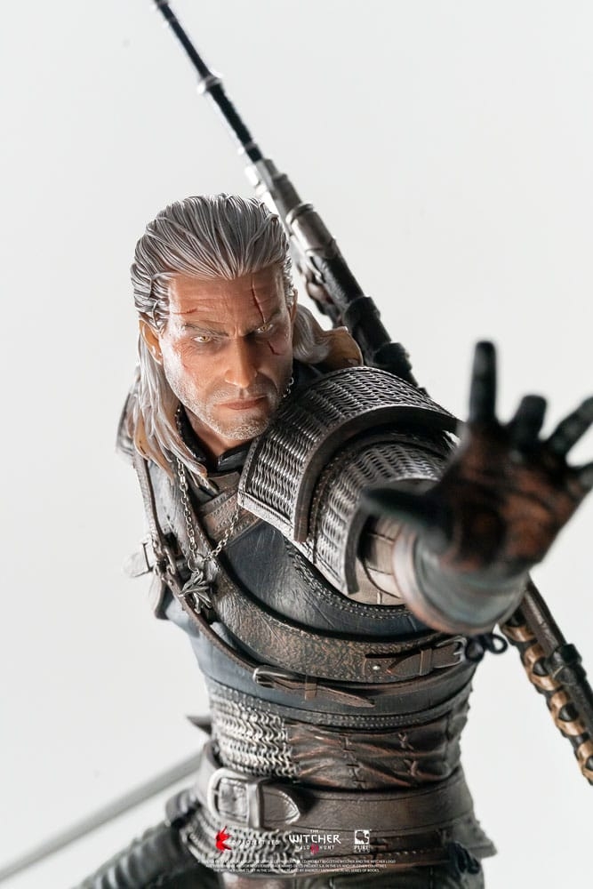 Geralt VS Eredin par Pure Arts - diorama 1/6 The Witcher 3 : Wild Hunt de 48 cm