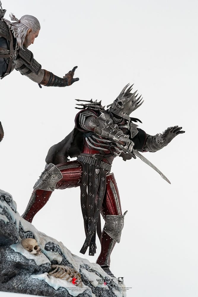 Geralt VS Eredin par Pure Arts - diorama 1/6 The Witcher 3 : Wild Hunt de 48 cm
