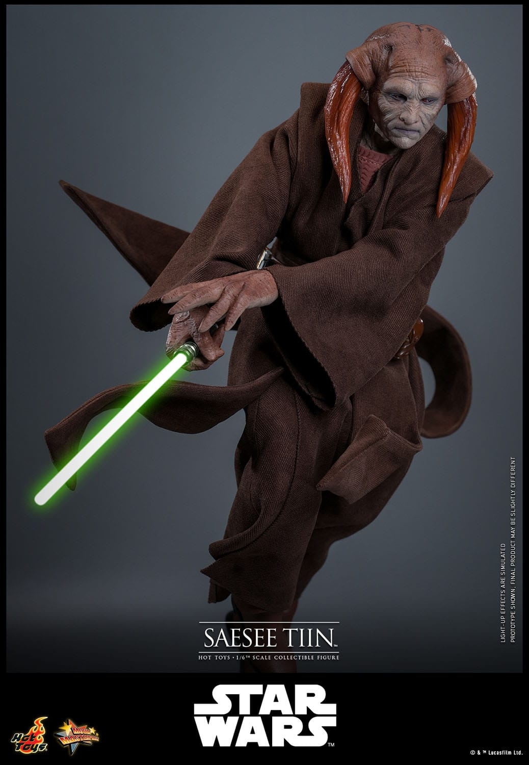 Saesee Tiin Movie Masterpiece par Hot Toys - figurine 1/6 Star Wars La Revanche Des Sith de 31 cm - Reference MMS820