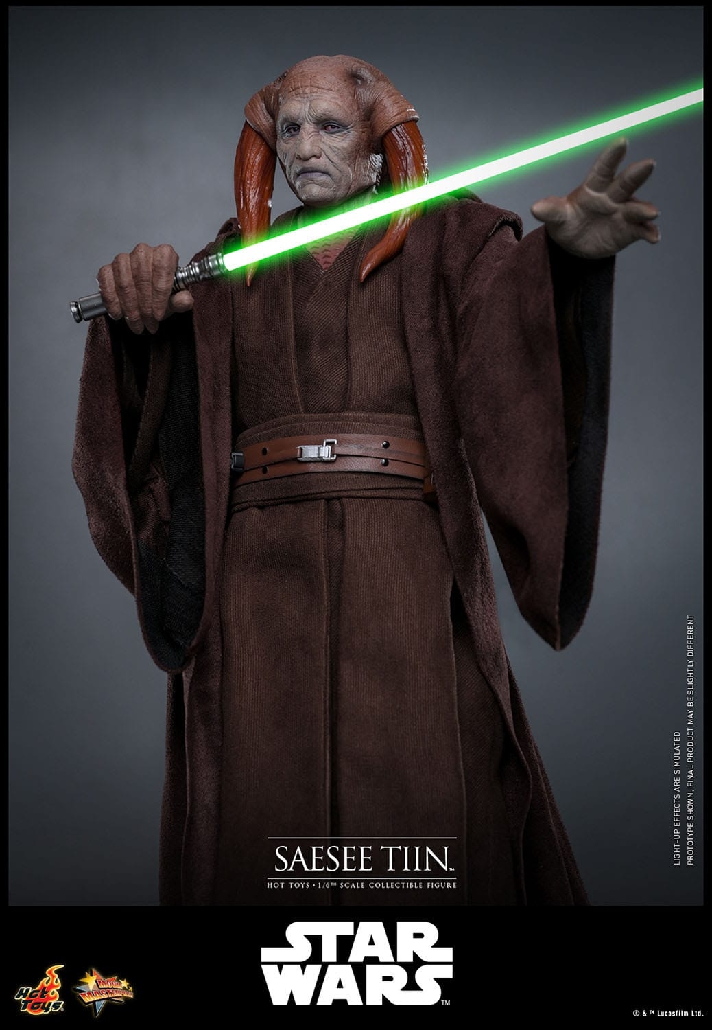 Saesee Tiin Movie Masterpiece par Hot Toys - figurine 1/6 Star Wars La Revanche Des Sith de 31 cm - Reference MMS820