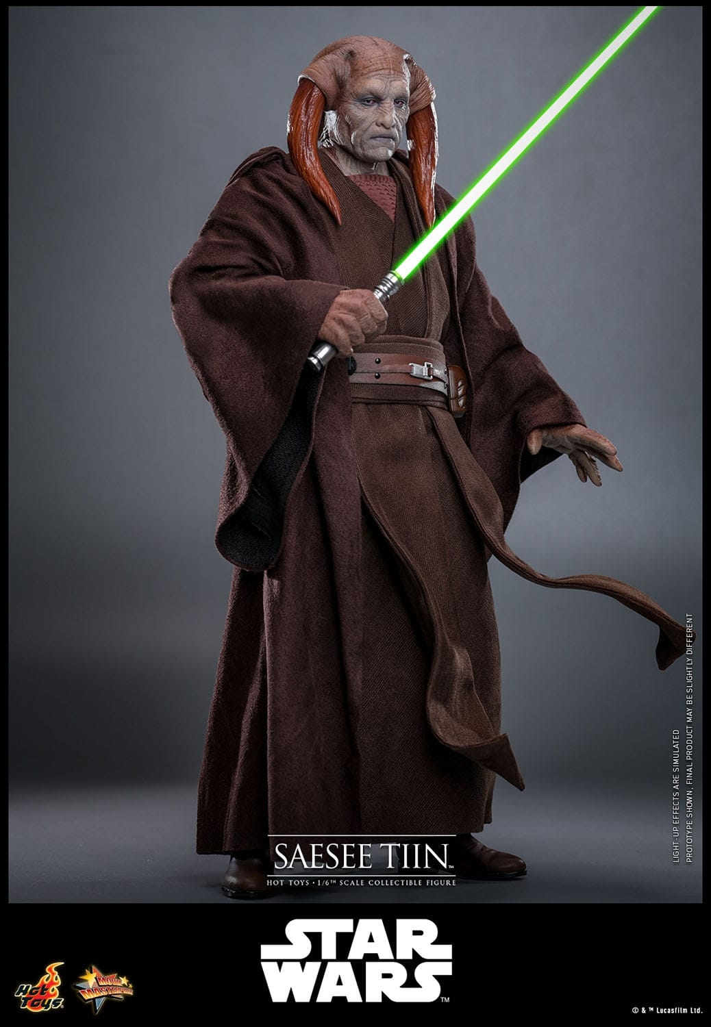 Saesee Tiin Movie Masterpiece par Hot Toys - figurine 1/6 Star Wars La Revanche Des Sith de 31 cm - Reference MMS820