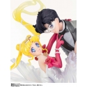 Usagi et Tuxedo Mask Figuarts Zero Chouette par Bandai Tamashii Nations - diorama Sailor Moon de 24 cm