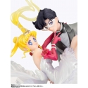Usagi et Tuxedo Mask Figuarts Zero Chouette par Bandai Tamashii Nations - diorama Sailor Moon de 24 cm