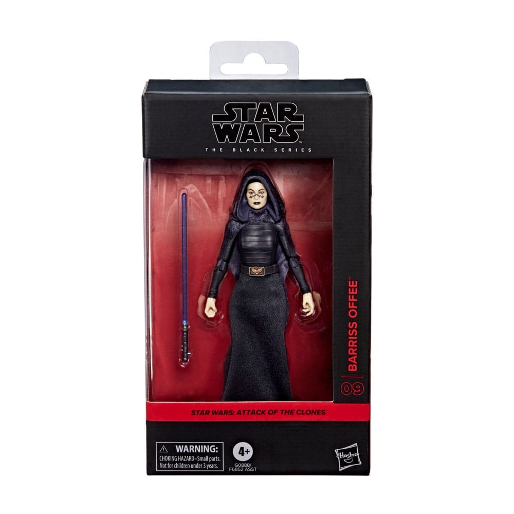 Barriss Offee Black Series par Hasbro - figurine Star Wars Episode 2 L'Attaque Des Clones de 15 cm
