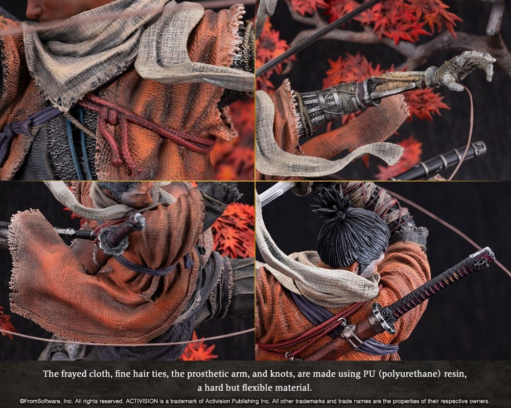 Wolf par Kotobukiya - figurine 1/7 Sekiro : Shadows Die Twice de 42 cm