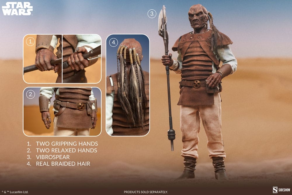 Pagetti Rook Sixth Scale par Sideshow Collectibles - figurine 1/6 Star Wars : Le Retour Du Jedi de 32 cm
