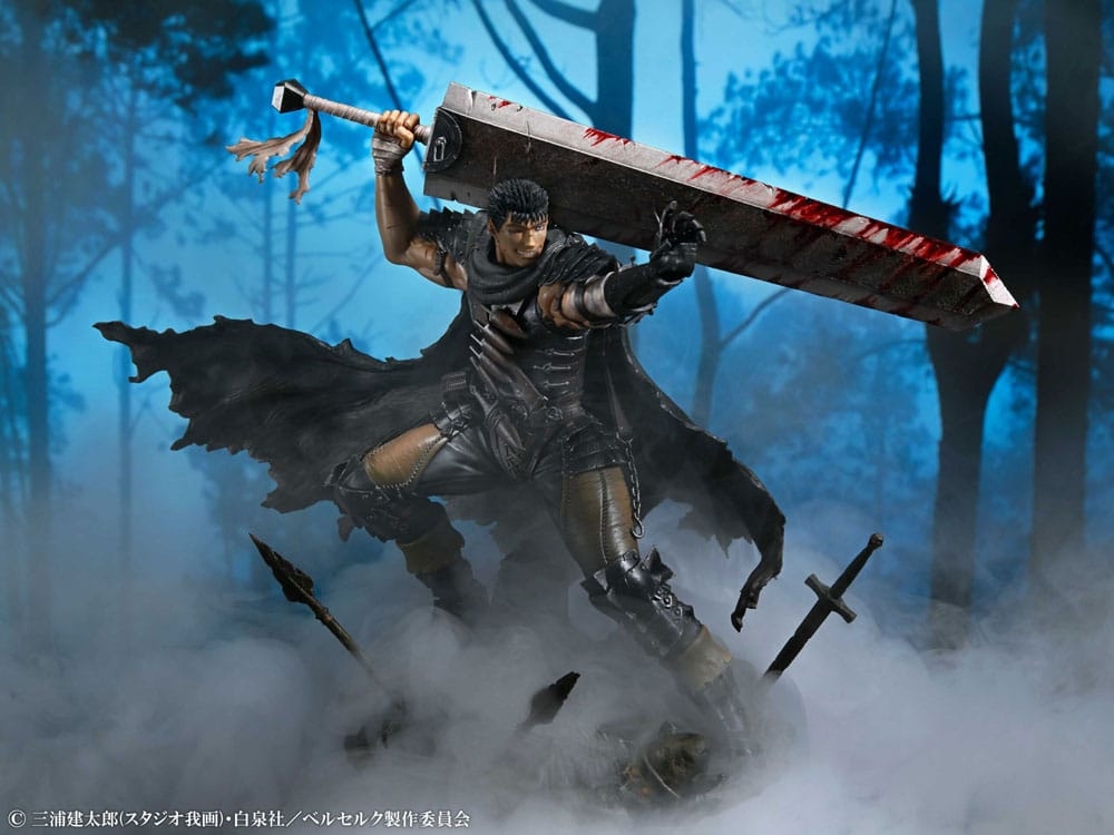 Guts (Black Swordsman) par Medicos - figurine 1/7 Berserk de 27 cm