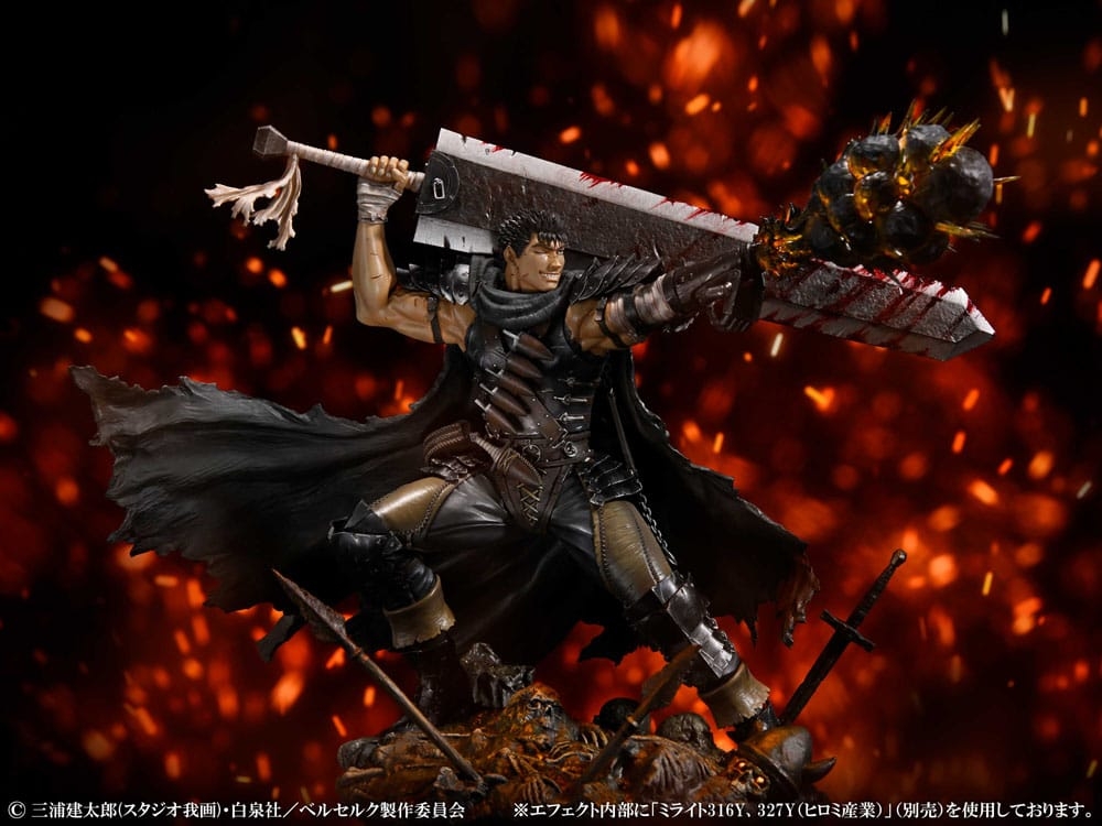 Guts (Black Swordsman) par Medicos - figurine 1/7 Berserk de 27 cm