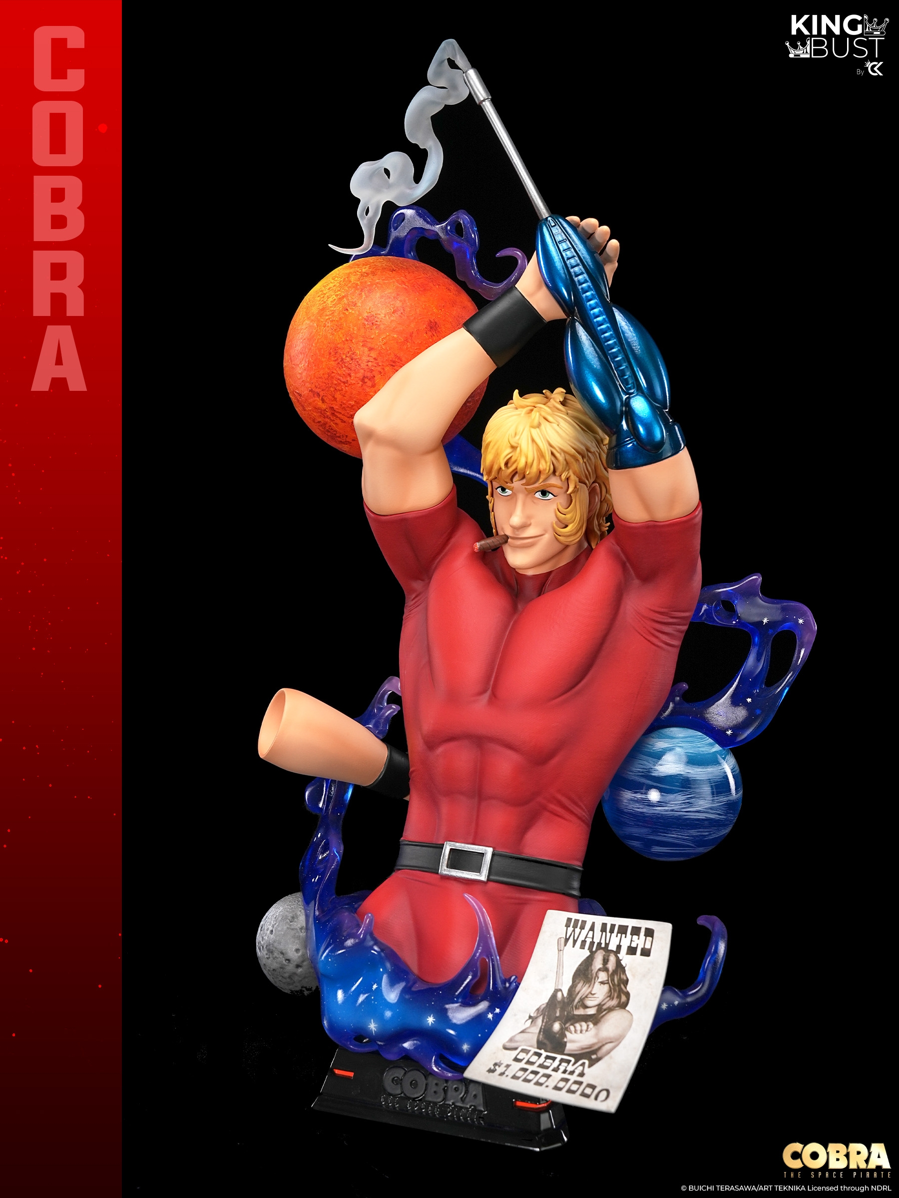 Cobra King Bust by Cartoon Kingdom - Space Adventure Cobra 1/4 scale bust