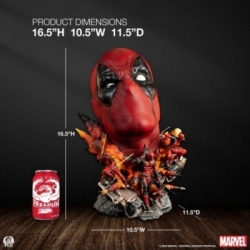 Deadpool Fine Art von Premium Collectibles Studio - Marvel 42 x 26 x 29 cm bust