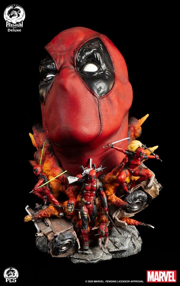 Deadpool Fine Art deluxe par Premium Collectibles Studio - buste Marvel de 42 cm