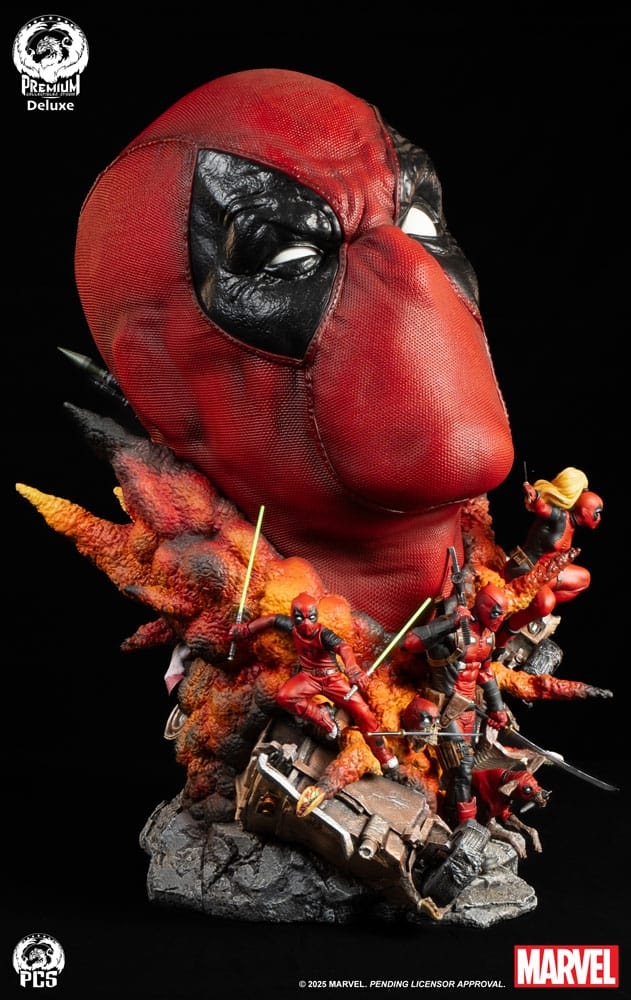 Deadpool Fine Art deluxe par Premium Collectibles Studio - buste Marvel de 42 cm