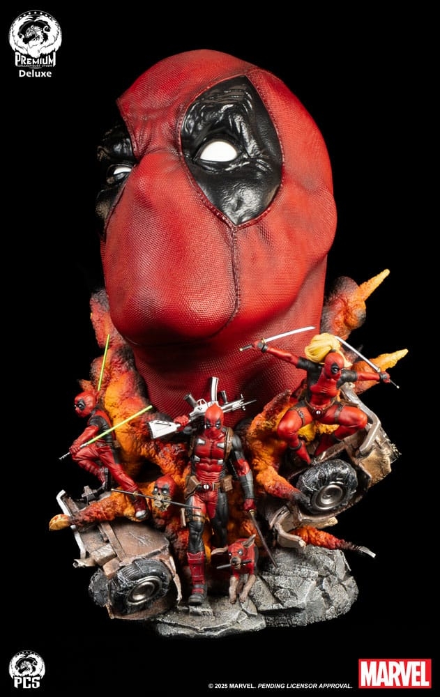 Deadpool Fine Art deluxe par Premium Collectibles Studio - buste Marvel de 42 cm