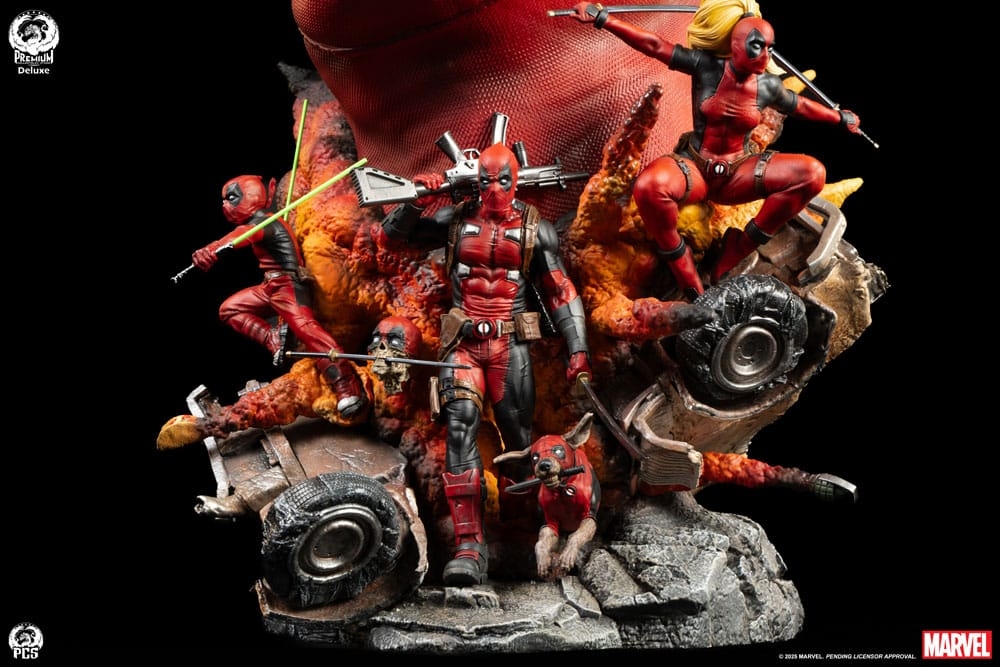 Deadpool Fine Art deluxe par Premium Collectibles Studio - buste Marvel de 42 cm