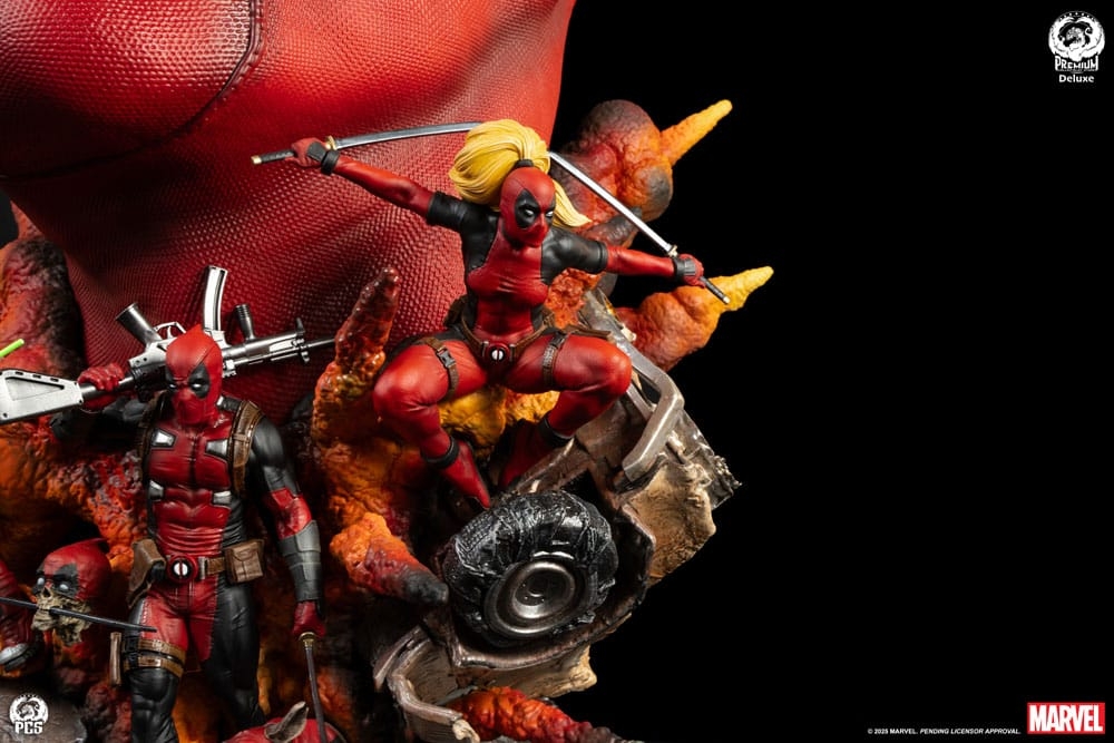 Deadpool Fine Art deluxe par Premium Collectibles Studio - buste Marvel de 42 cm