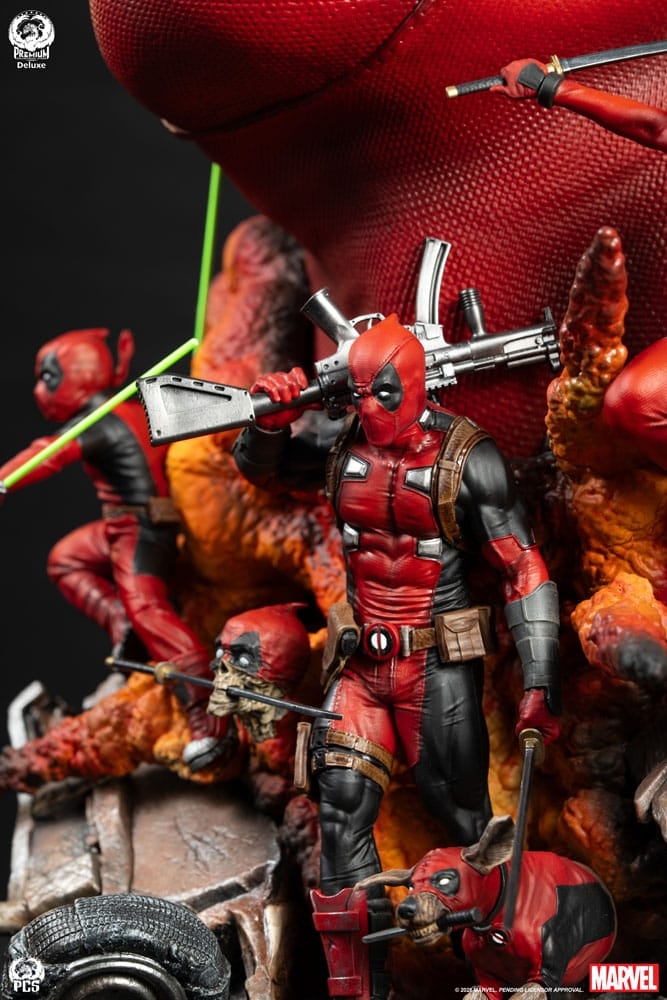 Deadpool Fine Art deluxe par Premium Collectibles Studio - buste Marvel de 42 cm