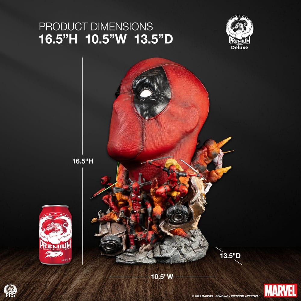 Deadpool Fine Art deluxe par Premium Collectibles Studio - buste Marvel de 42 cm