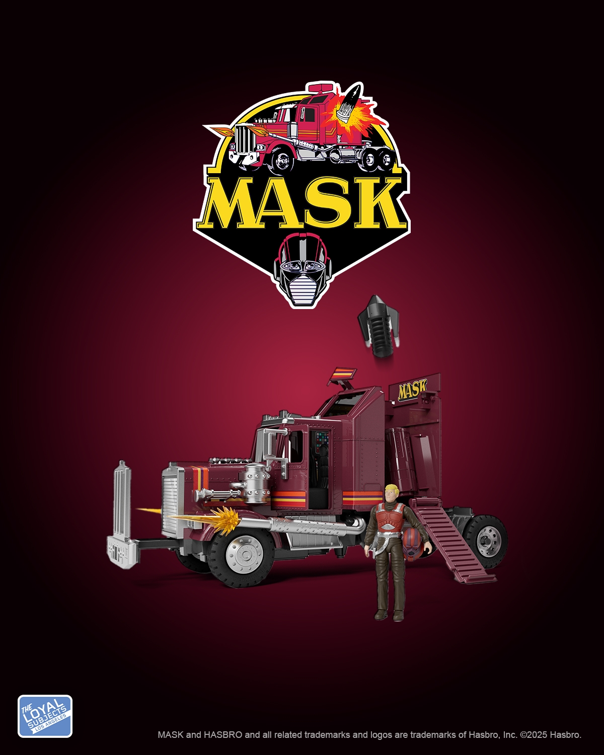 Rhino Mobile Defense Unit The Loyal Subjects - M.A.S.K. vehicle 12 cm