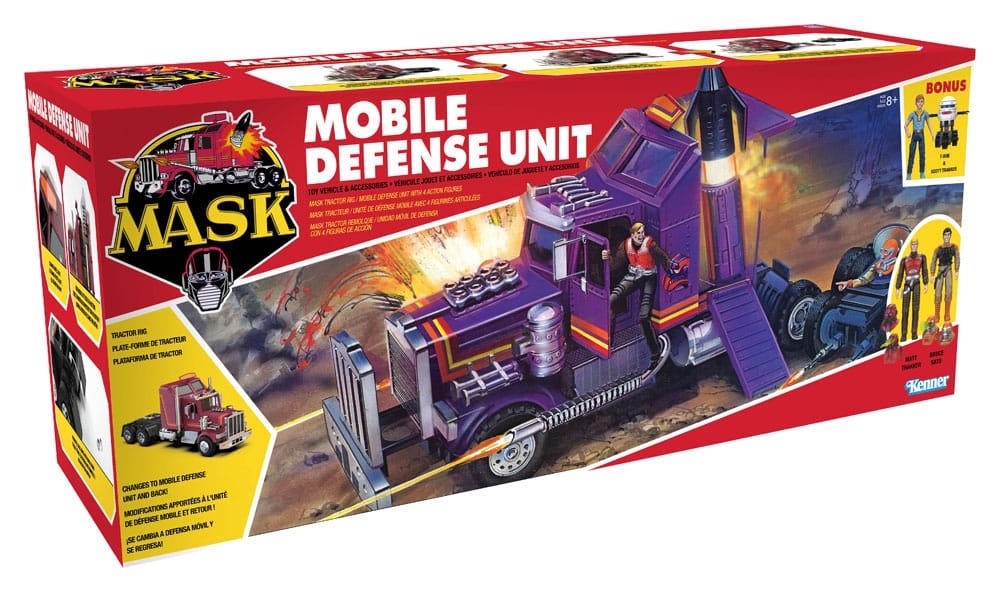 Rhino Mobile Defense Unit The Loyal Subjects version SDCC 2025 Exclusive - véhicule M.A.S.K. 12 cm
