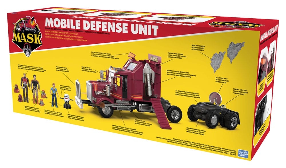 Rhino Mobile Defense Unit The Loyal Subjects version SDCC 2025 Exclusive - véhicule M.A.S.K. 12 cm