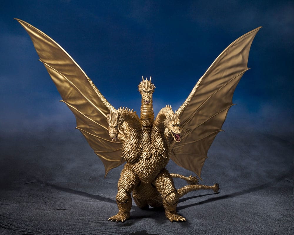 King Ghidorah SH MonsterArts par Bandai Tamashii Nations - figurine Godzilla VS Gigan (1972) de 25 cm