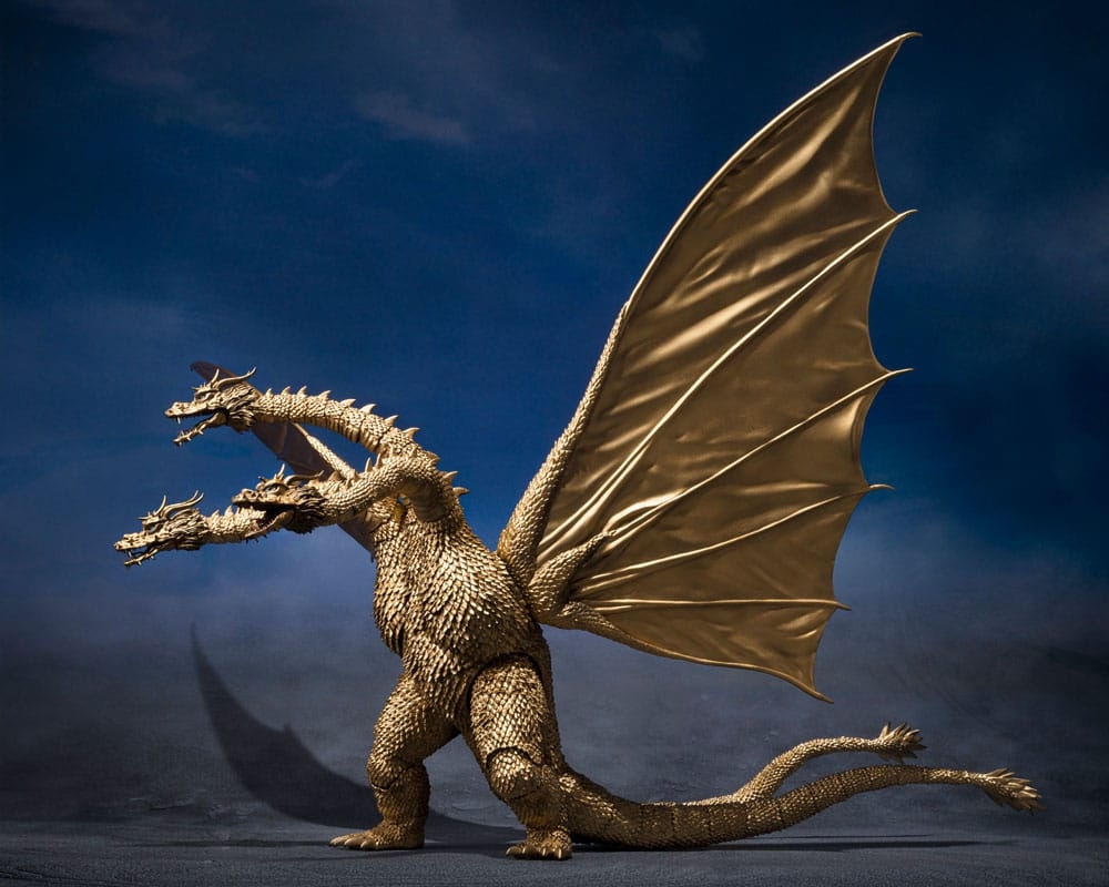 King Ghidorah SH MonsterArts par Bandai Tamashii Nations - figurine Godzilla VS Gigan (1972) de 25 cm