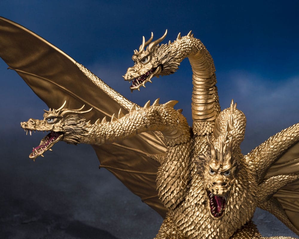 King Ghidorah SH MonsterArts par Bandai Tamashii Nations - figurine Godzilla VS Gigan (1972) de 25 cm