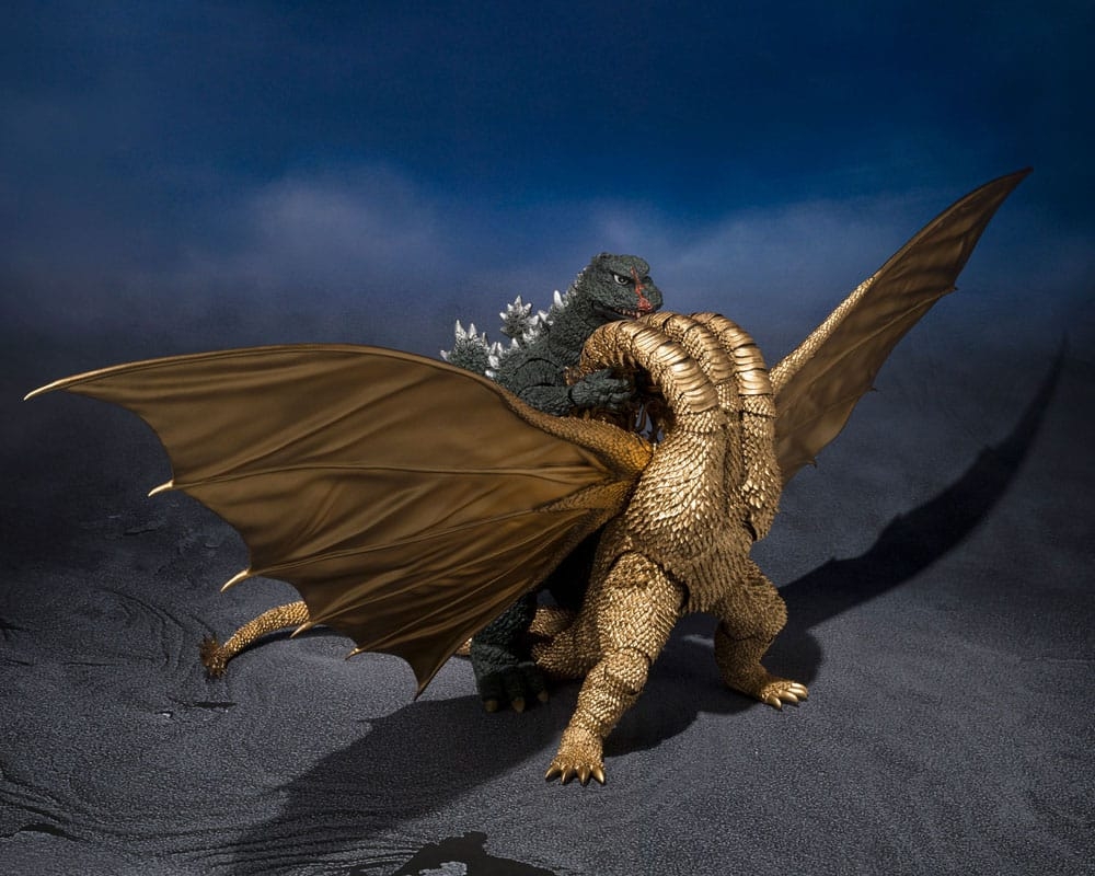 King Ghidorah SH MonsterArts par Bandai Tamashii Nations - figurine Godzilla VS Gigan (1972) de 25 cm