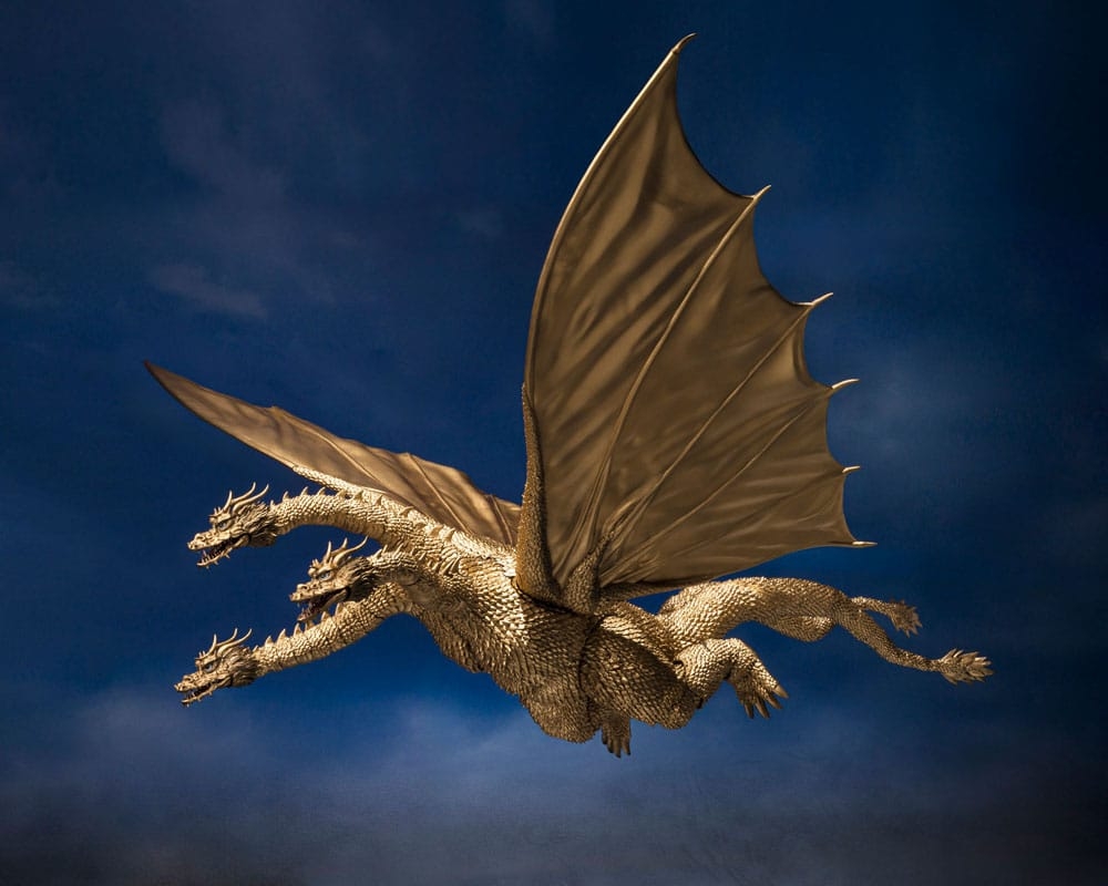 King Ghidorah SH MonsterArts par Bandai Tamashii Nations - figurine Godzilla VS Gigan (1972) de 25 cm