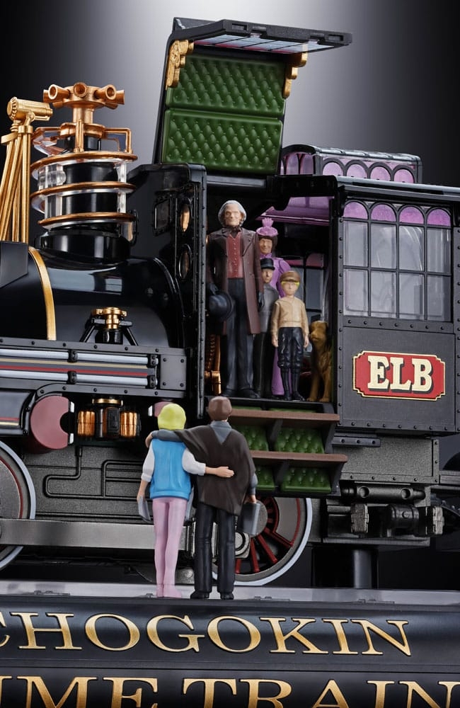 Time Train Chogokin par Bandai Tamashii Nations - réplique Retour Vers Le Futur 3 de 52 cm