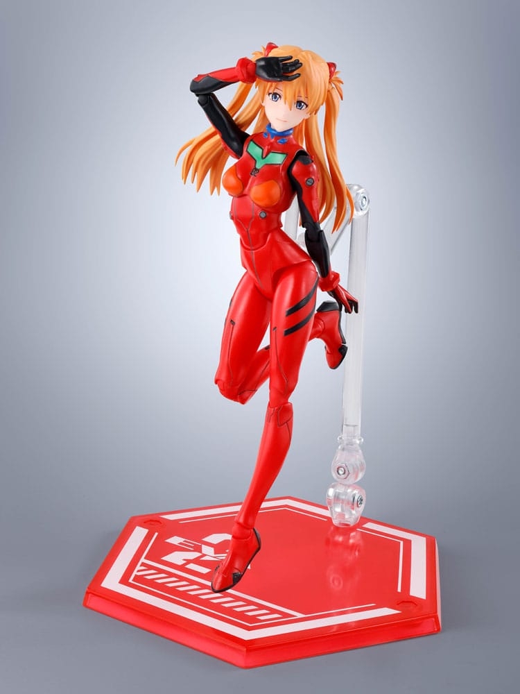 Shikinami Asuka Langley SH Figuarts par Bandai Tamashii Nations - figurine Evangelion : The New Movie de 14 cm