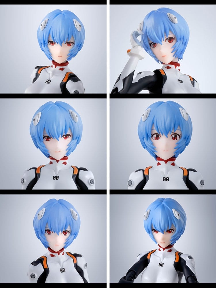 Rei Ayanami SH Figuarts by Bandai Tamashii Nations - Evangelion : The New Movie 14 cm action figure