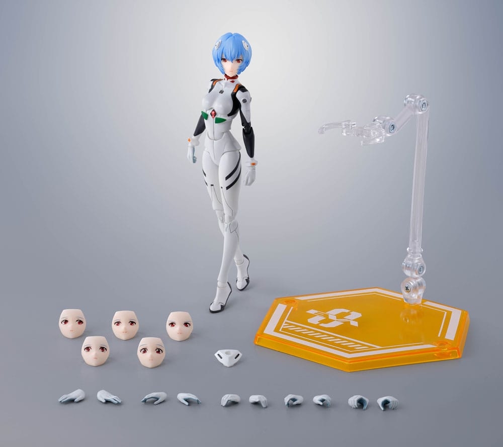 Rei Ayanami SH Figuarts by Bandai Tamashii Nations - Evangelion : The New Movie 14 cm action figure