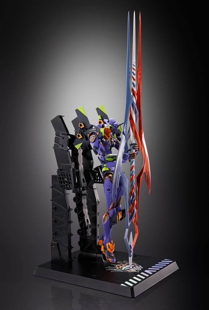 Eva Test Type-01 (with the Spear of Gaius) Metal Build by Bandai Tamashii Nations - Neon Genesis Evangelion 22 cm action figure