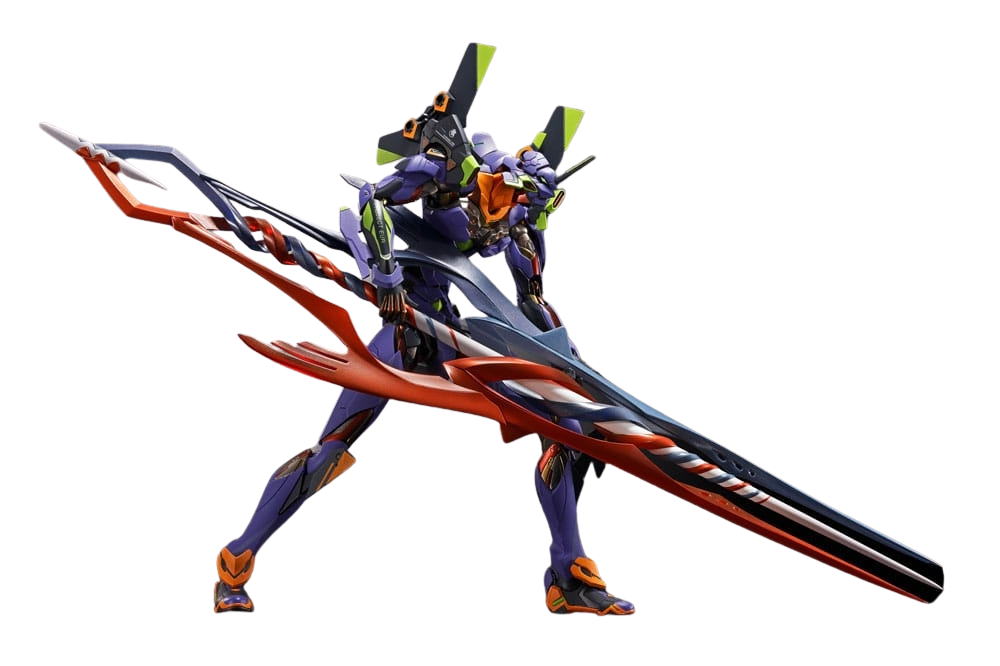 Eva Test Type-01 (with the Spear of Gaius) Metal Build by Bandai Tamashii Nations - Neon Genesis Evangelion 22 cm action figure