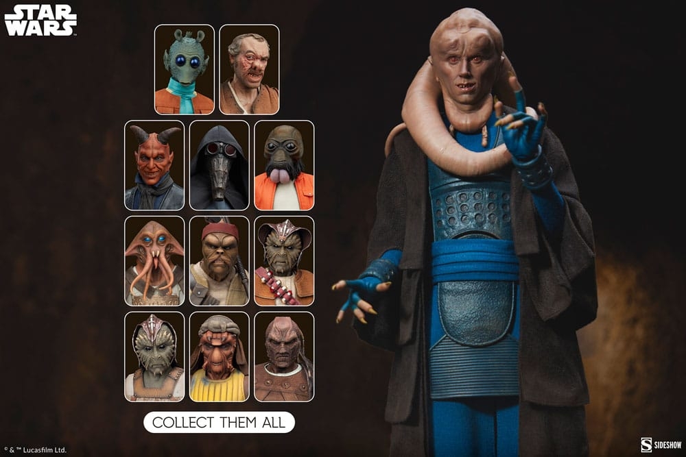 Bib Fortuna Sixth Scale par Sideshow Collectibles - figurine 1/6 Star Wars Episode VI Le Retour Du Jedi de 32 cm