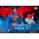 Superman et Krypto par Hot Toys - figurines 1/6 Superman 2025 de 33 cm - Reference MMS812 Superman et Krypto par Hot Toys - figurines 1/6 Superman 2025 de 33 cm - Reference MMS812