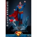 Superman et Krypto par Hot Toys - figurines 1/6 Superman 2025 de 33 cm - Reference MMS812 Superman et Krypto par Hot Toys - figurines 1/6 Superman 2025 de 33 cm - Reference MMS812