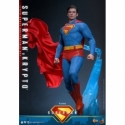 Superman et Krypto par Hot Toys - figurines 1/6 Superman 2025 de 33 cm - Reference MMS812 Superman et Krypto par Hot Toys - figurines 1/6 Superman 2025 de 33 cm - Reference MMS812