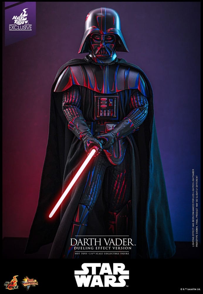 Dark Vador Dueling Effect par Hot Toys - figurine 1/6 Star Wars de 35 cm - Reference MMS777