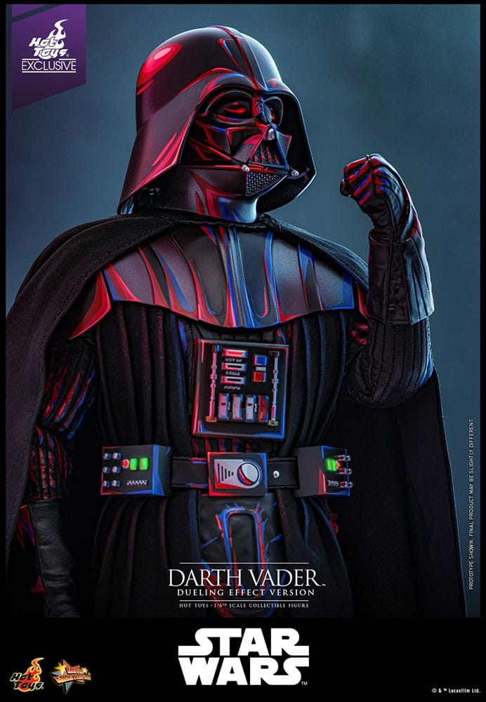 Dark Vador Dueling Effect par Hot Toys - figurine 1/6 Star Wars de 35 cm - Reference MMS777