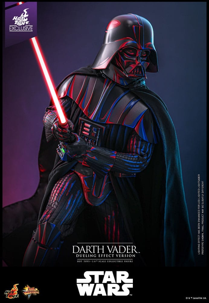 Dark Vador Dueling Effect par Hot Toys - figurine 1/6 Star Wars de 35 cm - Reference MMS777